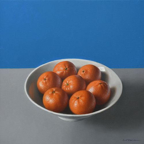 Clementines with Azure Blue