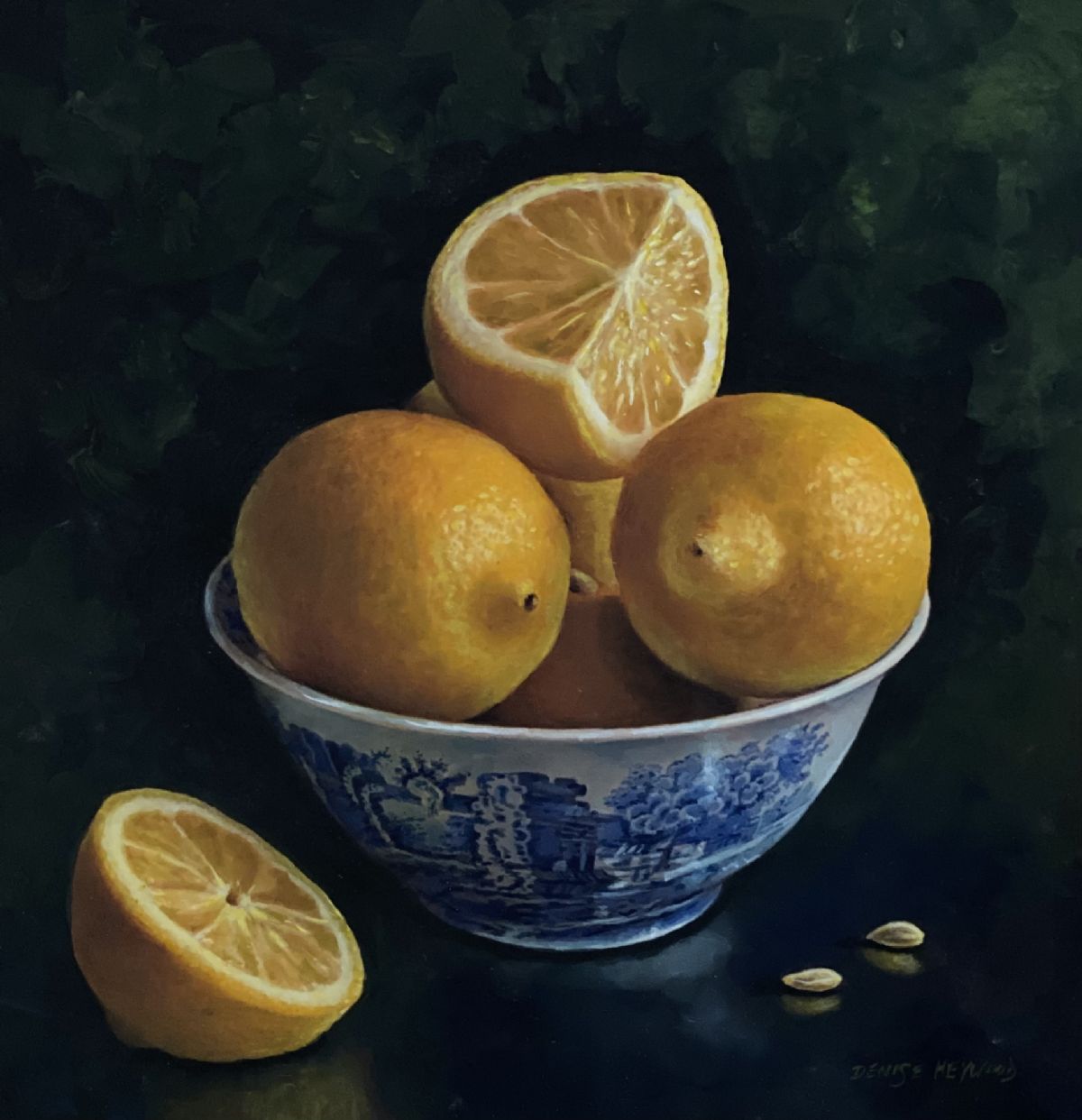 Lemons in a Spode Bowl