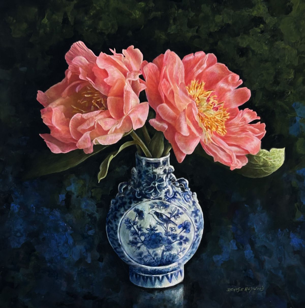 Peonies in a Chinese Vase