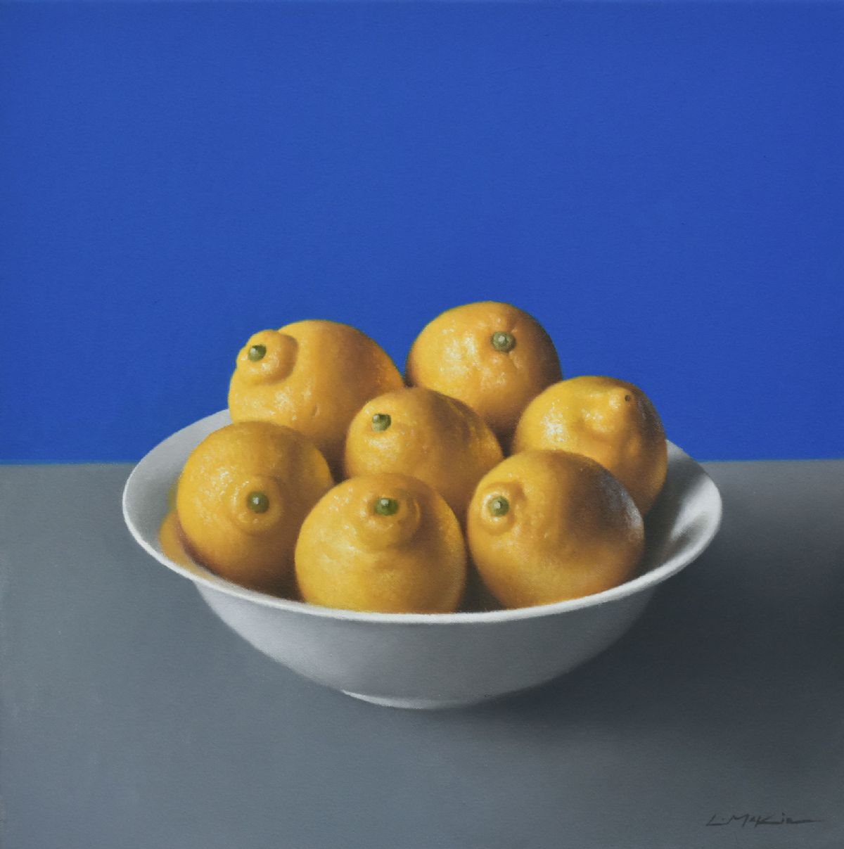 Seven Lemons on Cobalt